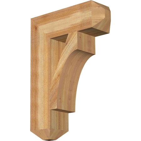 Ekena Millwork Westlake Craftsman Rough Sawn Bracket, Western Red Cedar, 6"W x 20"D x 28"H BKT06X20X28WTL04RWR